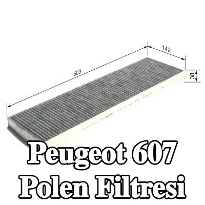 BOSCH Polen filtresi Aktif Karbon Filtresi — Peugeot 607