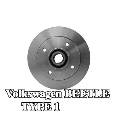 HELLA القطر الخارجي لقرص المكابح: 278mm, صلب, مع محور العجلة, بدون مسامير عجلة — Volkswagen Beetle Type 1