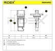 RIDEX Kütle hava akış sensörü 12V — 2000 Nissan Micra (5)