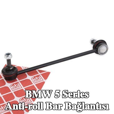 FEBI BILSTEIN Stabilizatör kolu OE Turbo YENİ, Sol Ön Aks, 240mm, Çelik — 2000 BMW 5 Series