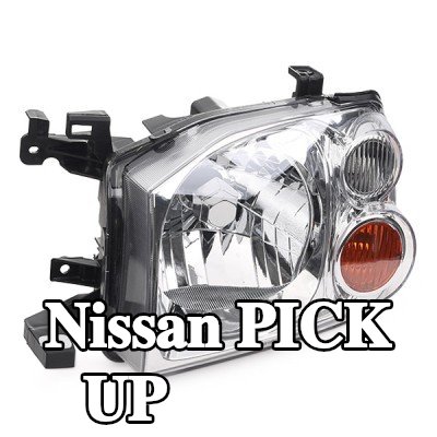 ABAKUS المصباح الأمامي الأيسر, H4, لون العدسة (مؤشر الاتجاه): أصفر, بدون لمبة — Nissan Pick Up