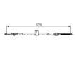 BOSCH El freni kablosu 1770mm — 2012 Nissan Note (5)
