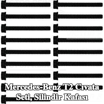 REINZ Cıvata Kiti, silindir kafası M12, 110mm — Mercedes-Benz T2