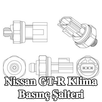 MAHLE Conta halkalı klima basınç şalteri — Nissan Gt-r