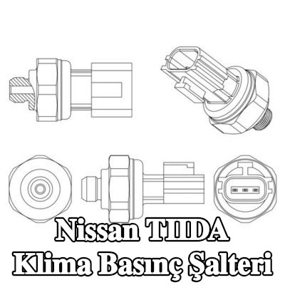 MAHLE Conta halkalı klima basınç şalteri — Nissan Tiida