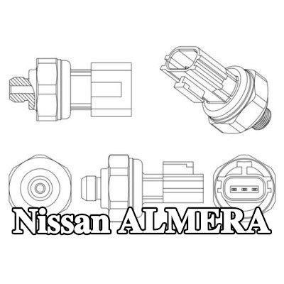 MAHLE مفتاح ضغط تكييف الهواء مع حلقة مانعة للتسرب — Nissan Almera