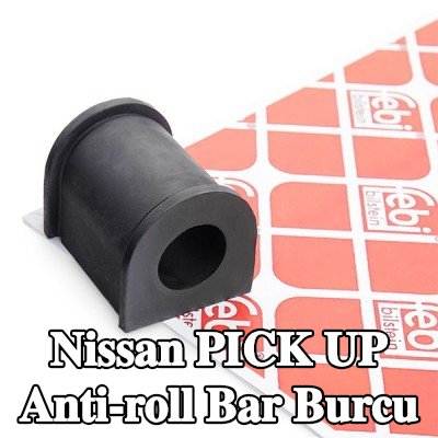 FEBI BILSTEIN Ön aks stabilizatör çubuğu burcu, 19mm, Kauçuk — Nissan Pick Up