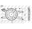 NRF Fan, radyatör 398mm, radyatör fan kapağı — Opel Cascada (5)