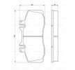 BOSCH Fren balatası seti 21, 7mm, montaj kılavuzu ile — Mercedes-Benz T2 (4)