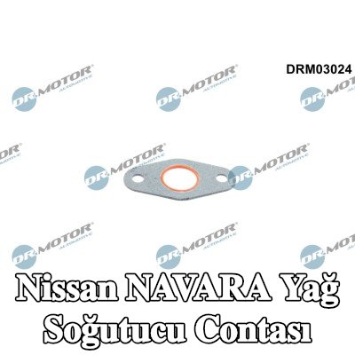 DR.MOTOR AUTOMOTIVE Yağ soğutucu contası Yağ filtresi muhafazası — 2000 Nissan Navara
