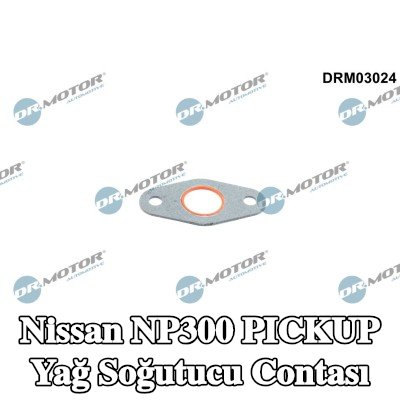DR.MOTOR AUTOMOTIVE Yağ soğutucu contası Yağ filtresi muhafazası — Nissan Np300 Pickup