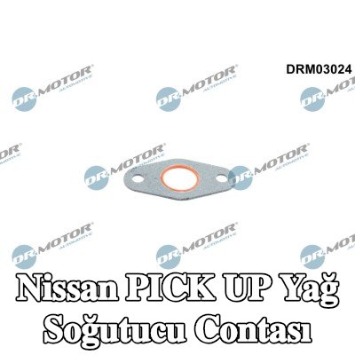 DR.MOTOR AUTOMOTIVE Yağ soğutucu contası Yağ filtresi muhafazası — Nissan Pick Up