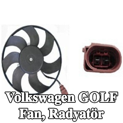 MAHLE Fan, radyatör 295mm — 2017 Volkswagen Golf