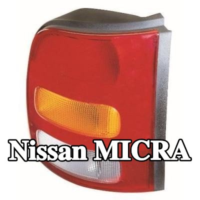 ABAKUS المصباح الخلفي الأيمن, مع لمبات — 2002 Nissan Micra