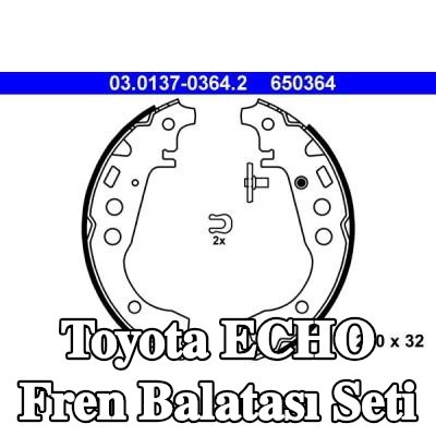 ATE Fren Balatası Seti — Toyota Echo