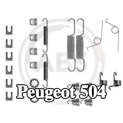 A.B.S. طقم تركيب أحذية الفرامل — Peugeot 504