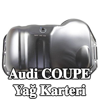 METZGER Yağ tahliye tapalı yağ karteri, contasız/sızdırmazlık elemanı olmadan, yağ seviye sensörü deliği olmadan — 1990 Audi Coupe