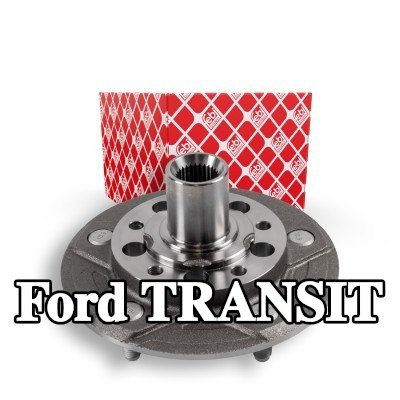 FEBI BILSTEIN محور العجلة المحور الأمامي الأيسر, المحور الأمامي الأيمن, بدون محمل عجلة — 2002 Ford Transit