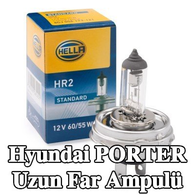 HELLA Uzun far ampulü R2 (Bilux), 60/55W, 12V — Hyundai Porter