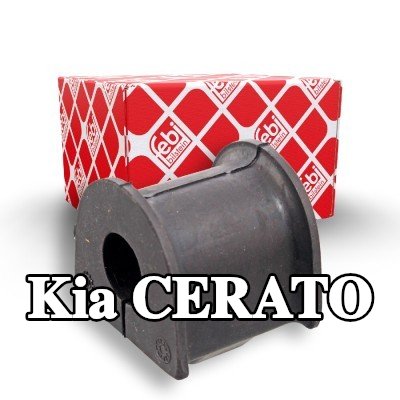 FEBI BILSTEIN جلبة قضيب مانع للانقلاب المحور الأمامي, 19mm, مطاط — 2004 Kia Cerato