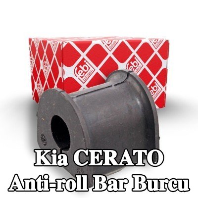 FEBI BILSTEIN Ön aks stabilizatör çubuğu burcu, 19mm, Kauçuk — 2004 Kia Cerato