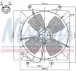 NISSENS Fan, radyatör 316mm, radyatör fan kapağı, direnç olmadan, kontrol ünitesi olmadan — Toyota Carina (6)
