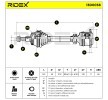RIDEX Tahrik mili Ön Aks Sağ, 522mm — 2002 Audi A8 (2)