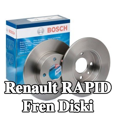 BOSCH Fren diski Dış Çap: 237, 8mm, düz, Yağlanmış, cıvata/vida ile — Renault Rapid