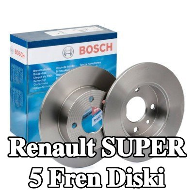 BOSCH Fren diski Dış Çap: 237, 8mm, düz, Yağlanmış, cıvata/vida ile — Renault Super 5