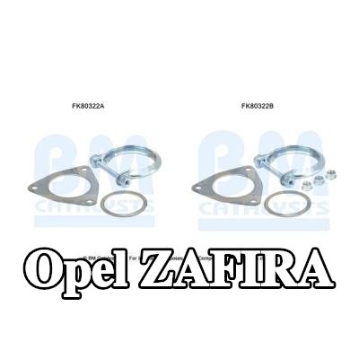 BM CATALYSTS مجموعة تركيب المحول الحفاز — 2010 Opel Zafira