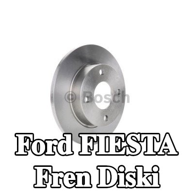 BOSCH Fren diski Dış Çap: 240mm, düz, Yağlanmış — 1990 Ford Fiesta