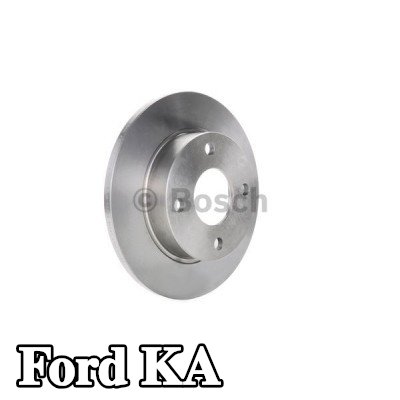 BOSCH القطر الخارجي لقرص المكابح: 240mm, صلب, مشحم — 2000 Ford Ka