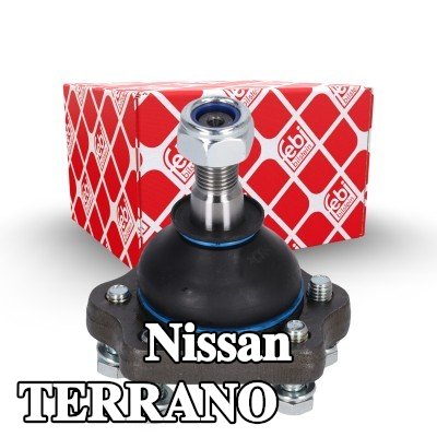 FEBI BILSTEIN وصلة كروية OE Turbo جديدة, المحور الأمامي الأيسر, المحور الأمامي الأيمن, علوي, مع مواد تثبيت/تركيب — 1990 Nissan Terrano