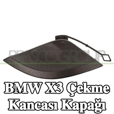 PRASCO Çekme kancası kapağı Ön — 2012 BMW X3