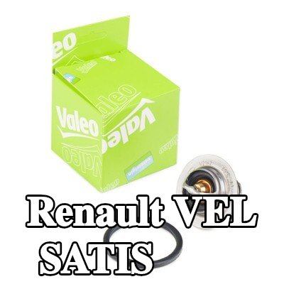 VALEO ثرموستات 89°C, مع حشيات/مانعات تسرب — Renault Vel Satis