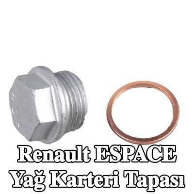 METZGER Yağ karteri tapası M18x1, 5, conta halkası ile — 1990 Renault Espace