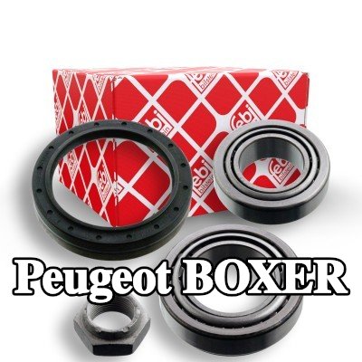 FEBI BILSTEIN طقم محمل العجلة للمحور الخلفي الأيسر, المحور الخلفي الأيمن, مع مانع تسرب العمود — 2002 Peugeot Boxer