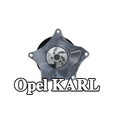 VALEO مضخة مياه بدون غطاء, مع حشيات/مانعات تسرب — Opel Karl
