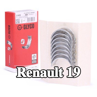 GLYCO محامل الطرف الكبير من سبائك الألومنيوم على قاعدة فولاذية — Renault 19