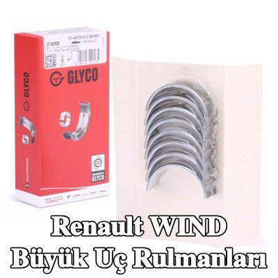 GLYCO Büyük Uç Yatakları Çelik tabanlı alüminyum alaşımı — Renault Wind