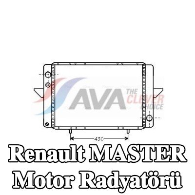 AVA COOLING SYSTEMS Motor radyatörü — 1995 Renault Master