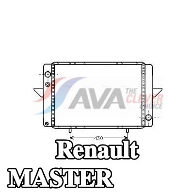 AVA COOLING SYSTEMS مبرد المحرك — 1995 Renault Master