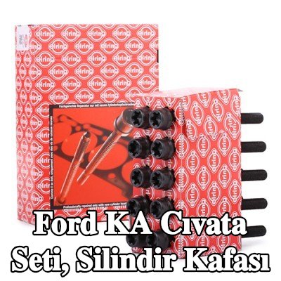 ELRING Cıvata Kiti, silindir kafası M10x1, 25x119 — 2012 Ford Ka