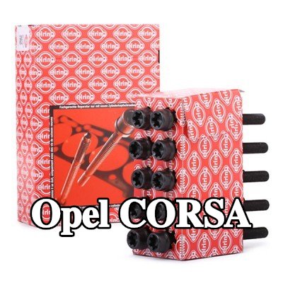 ELRING مجموعة البراغي, رأس الأسطوانة M10x1, 25x119 — Opel Corsa