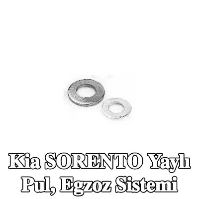 VEGAZ Yaylı pul, egzoz sistemi — Kia Sorento