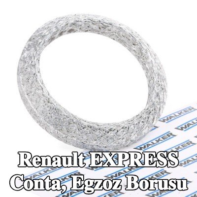 WALKER Conta, egzoz borusu Merkez, Ön, Arka — Renault Express