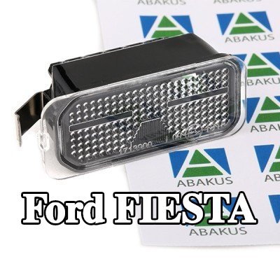 ABAKUS مصباح لوحة الأرقام على كلا الجانبين, بدون لمبة — Ford Fiesta