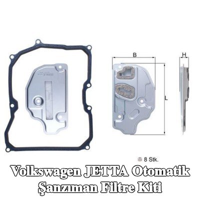 MAHLE Conta/sızdırmazlık elemanı içeren otomatik şanzıman filtre kiti — Volkswagen Jetta