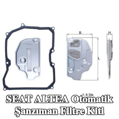 MAHLE Conta/sızdırmazlık elemanı içeren otomatik şanzıman filtre kiti — SEAT Altea
