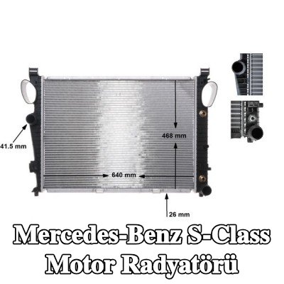 MAHLE Motor radyatörü — 2000 Mercedes-Benz S-Class